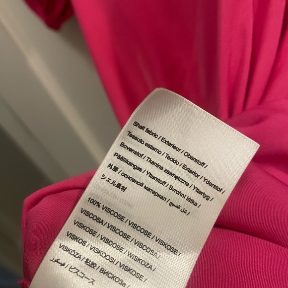 💕💐FARM Rio Fuchsia Blouson Sleeve Midi Dress!💐💕 - Picture 8 of 9